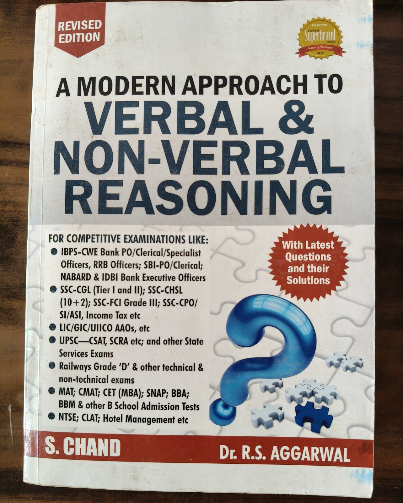 A modern approach to verbal and non-verbal reasoni - Second Hand - Bookaao