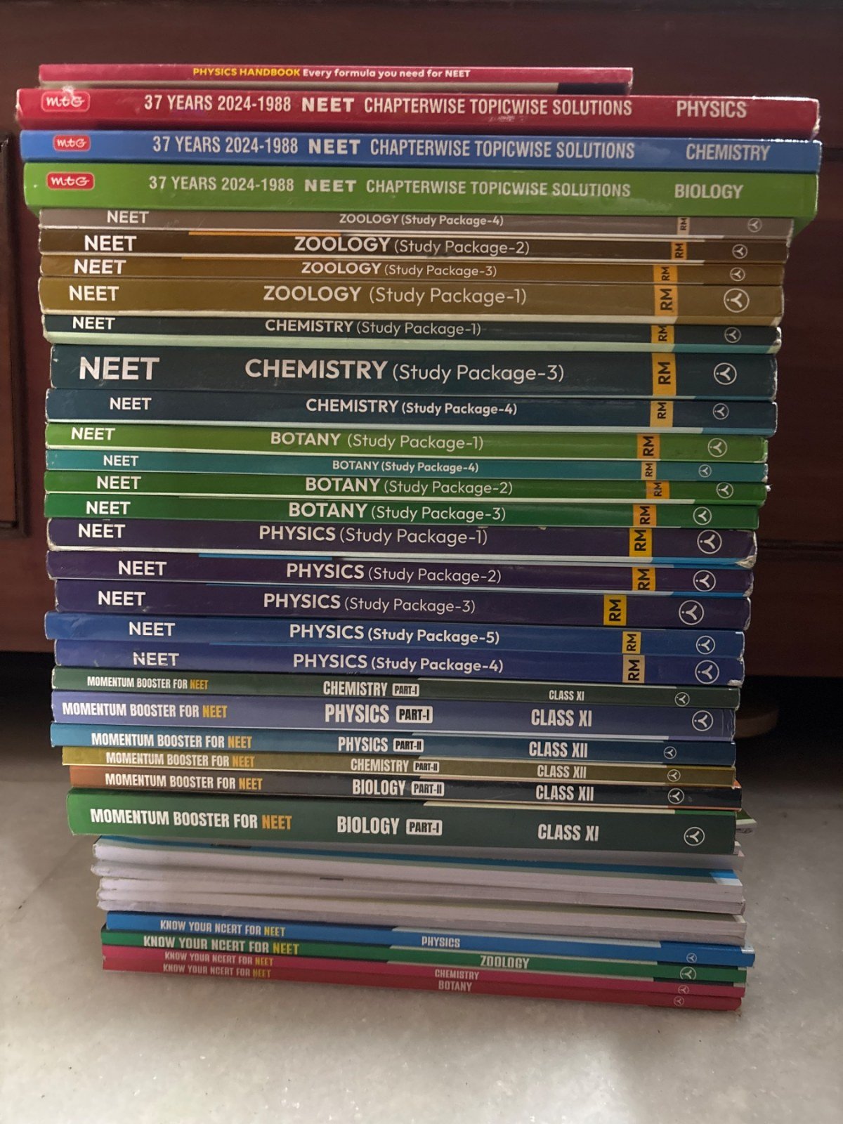 Aakash dropper’s batch complete study materials. - Second Hand - Bookaao
