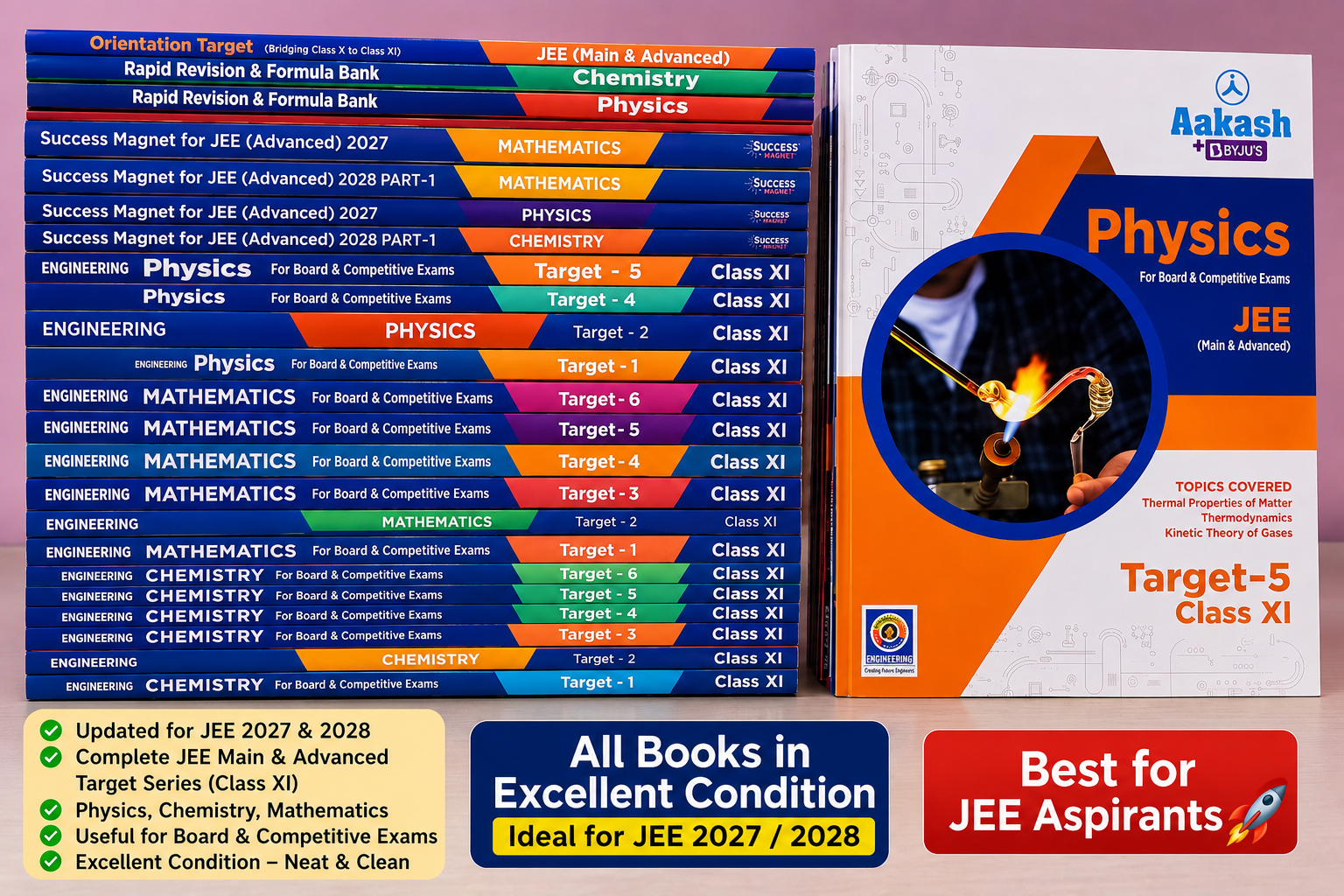 Buy Second Hand AAKASH JEE COMPLETE 11TH MODULE FOR JEE ADVANCED in Banswara - Bookaao