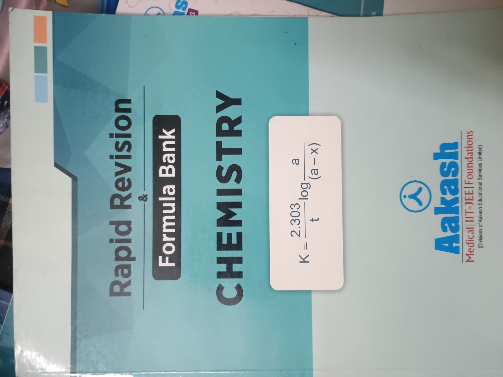 Aakash physics and chemistry formula books - Second Hand - Bookaao