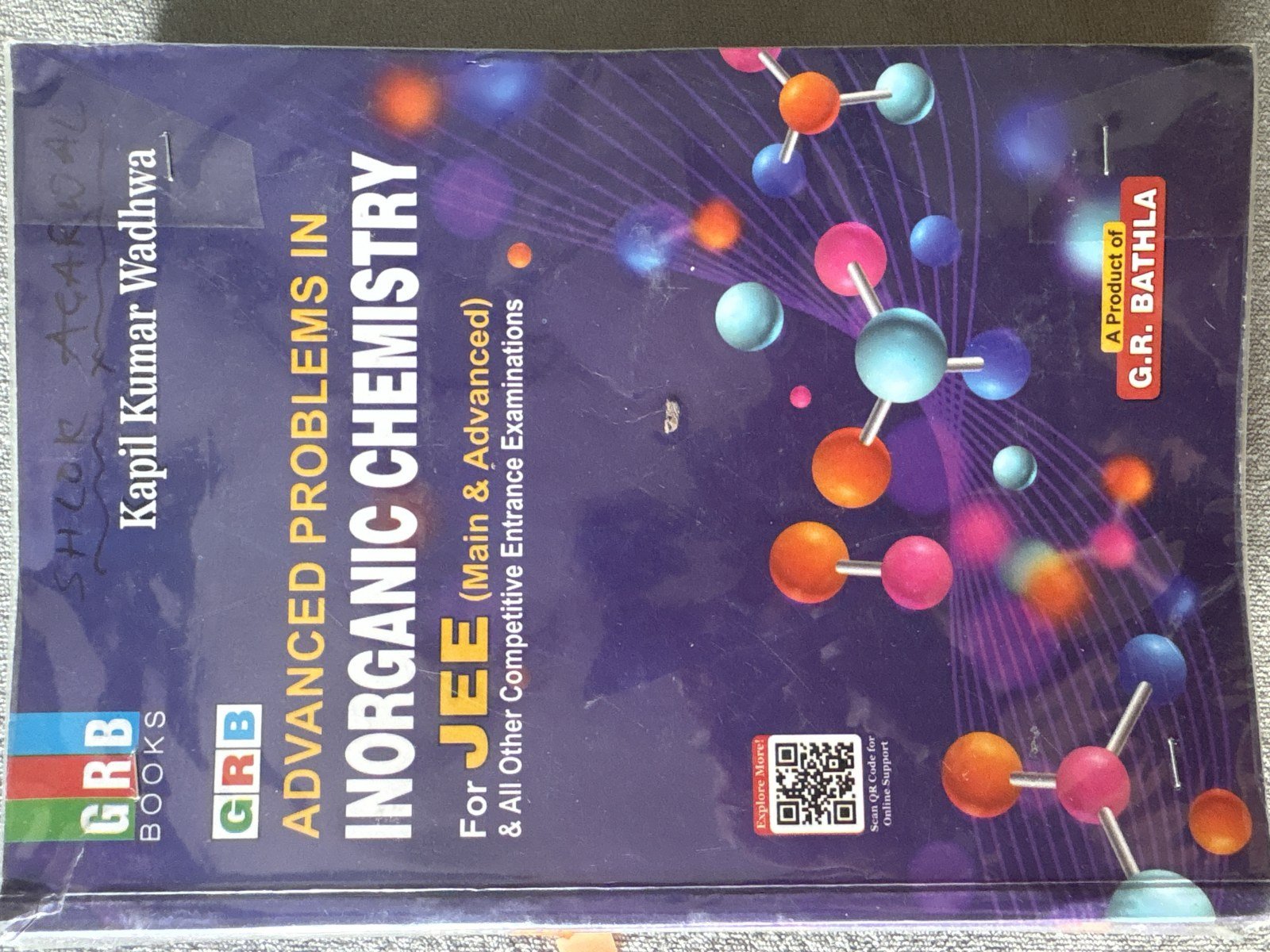 Buy Second Hand Advanced Problems in Inorganic Chemistry in Hyderabad - Bookaao