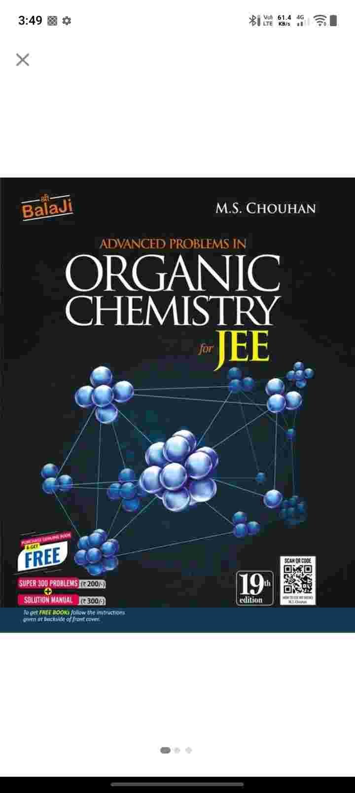 ADVANCED PROBLEMS IN  ORGANIC CHEMISTRY MS CHOUHAN - New Book - Bookaao