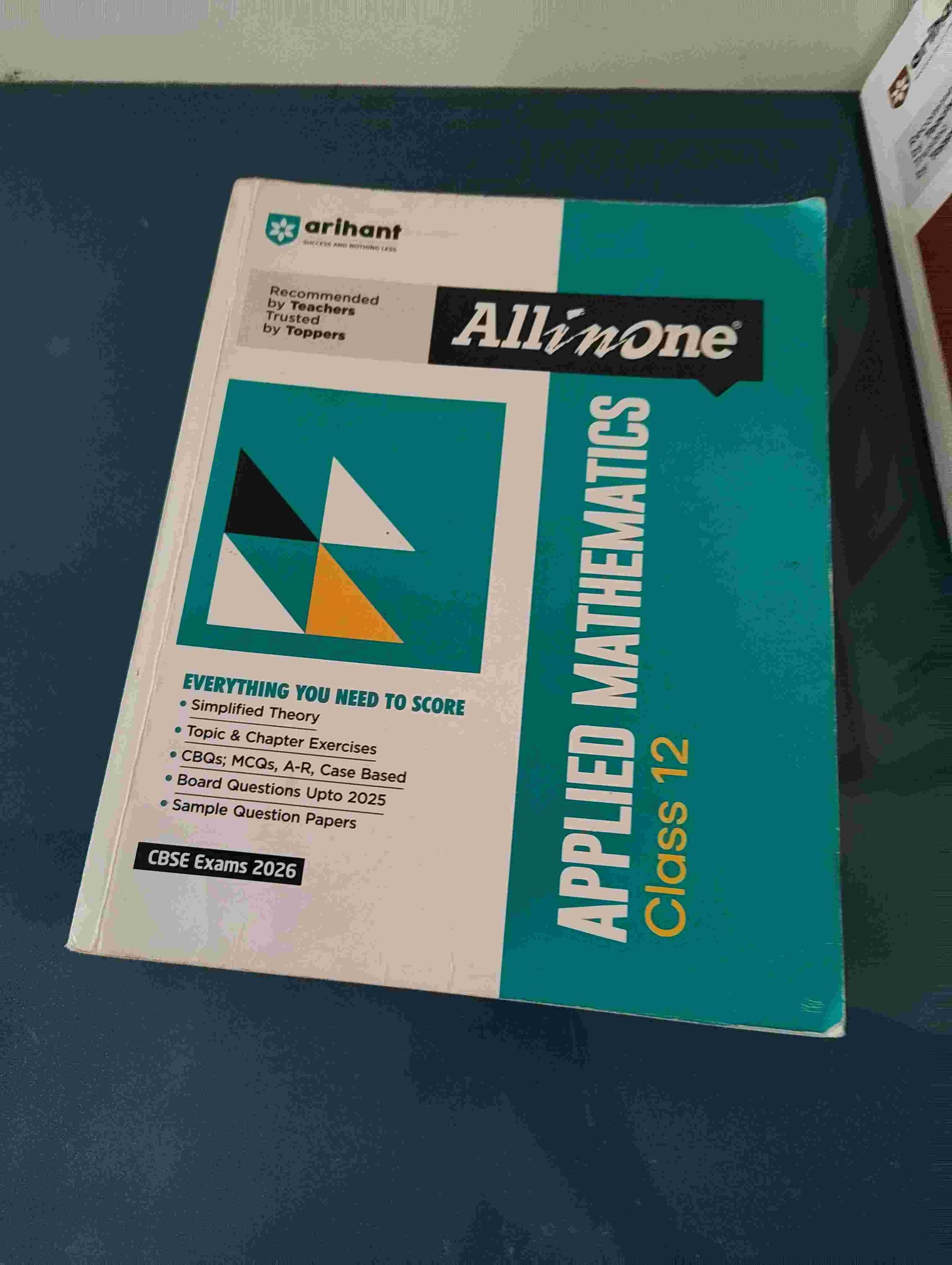 ALL IN ONE CLASS 12 APPLIED MATHEMATICS GUIDE BOOK - Second Hand - Bookaao