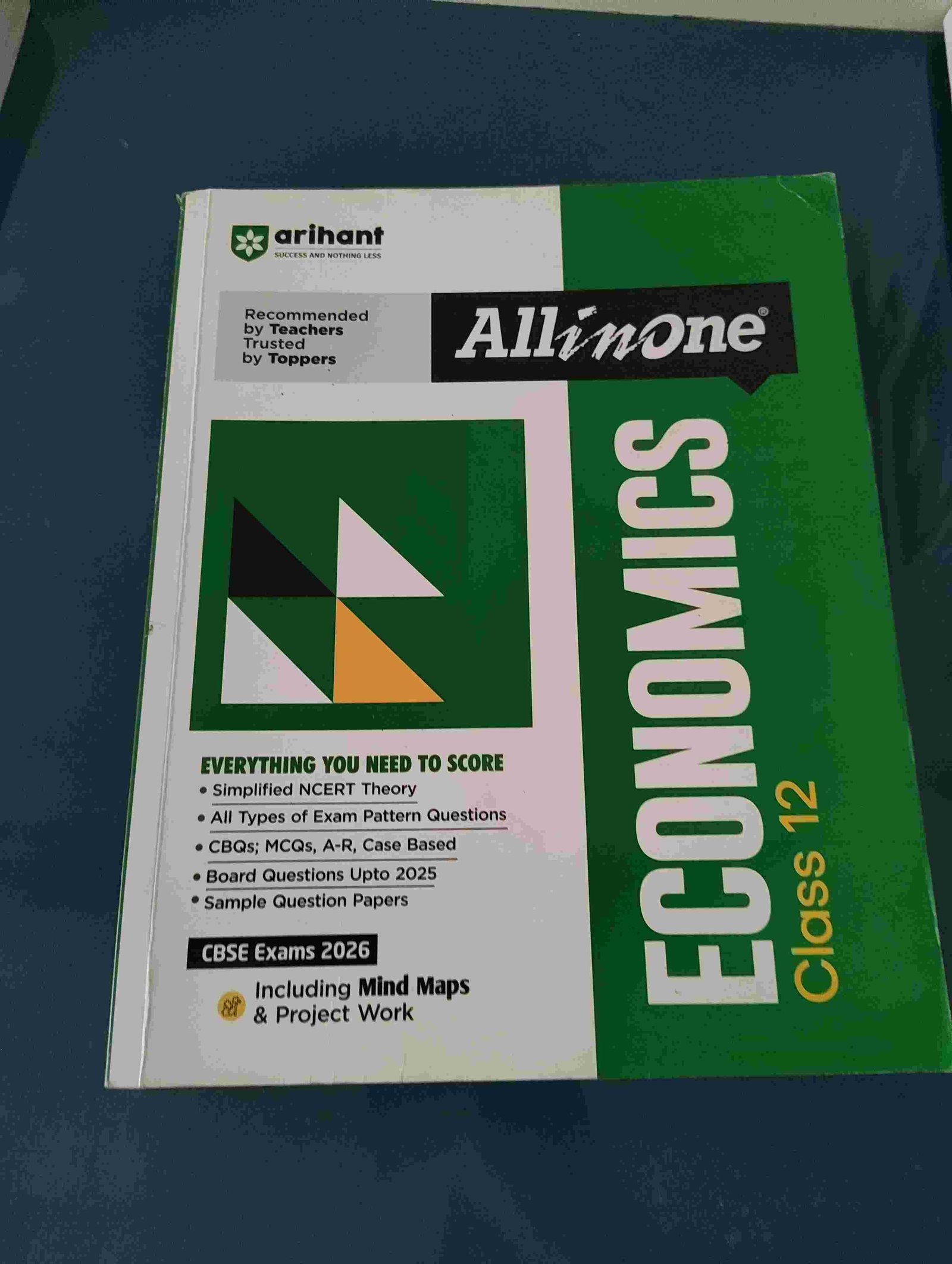 Buy Second Hand ALL IN ONE CLASS 12 ECONOMICS GUIDE BOOK in PRAYAGRAJ - Bookaao