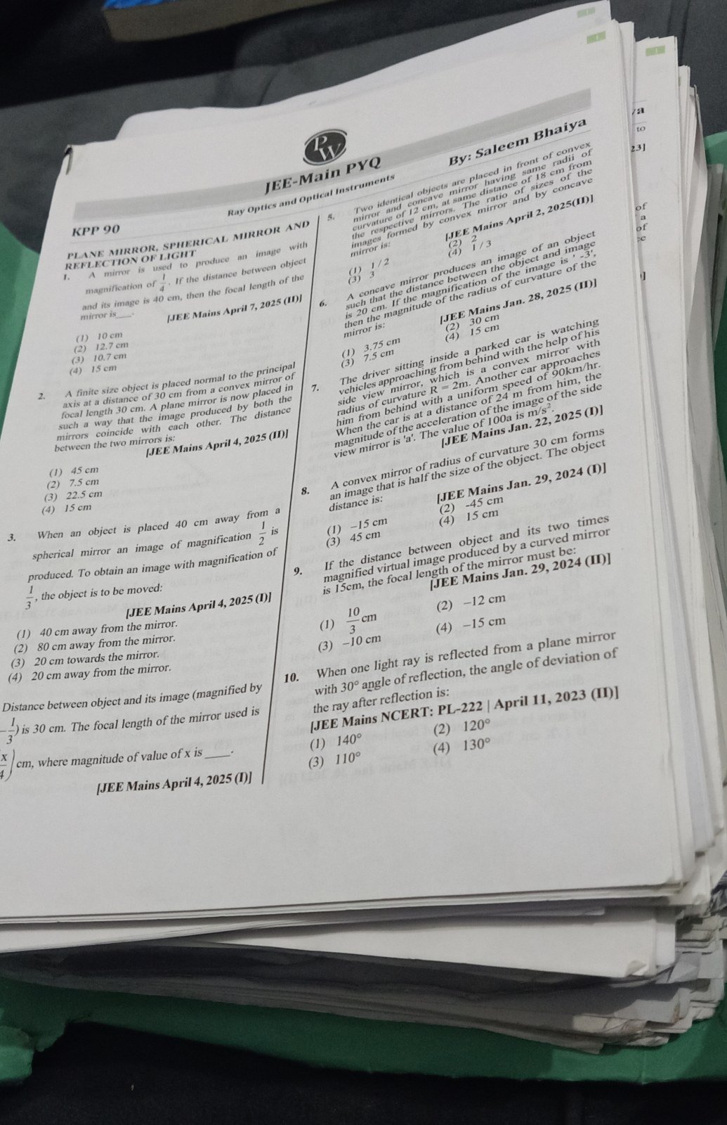 All Printed KPP 's by Saleem sir with no mark - Second Hand - Bookaao