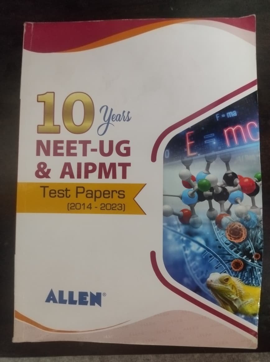 Allen 10 Year neet ug & AIPMT PYQ NEET - New Book - Bookaao