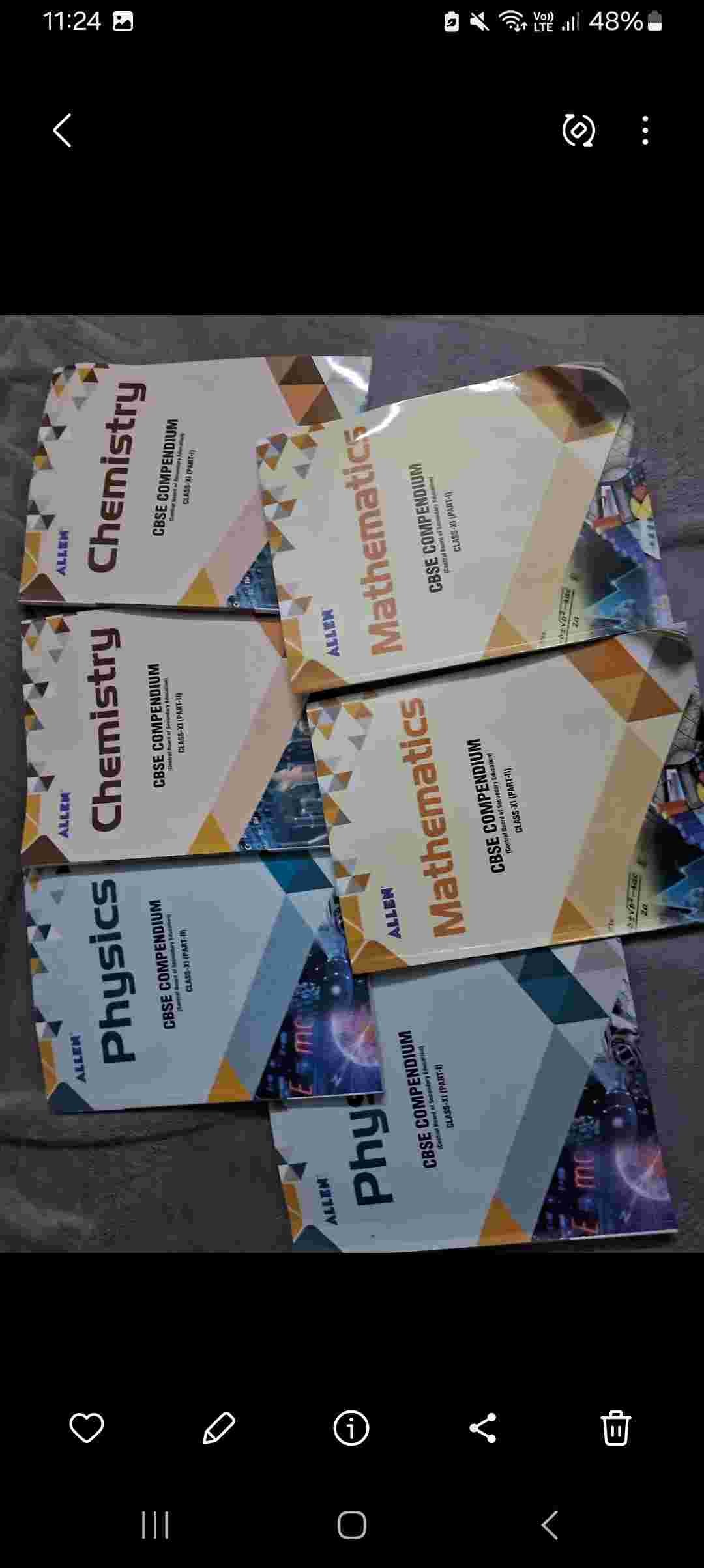 Allen cbse compendium for class 11 - Second Hand - Bookaao