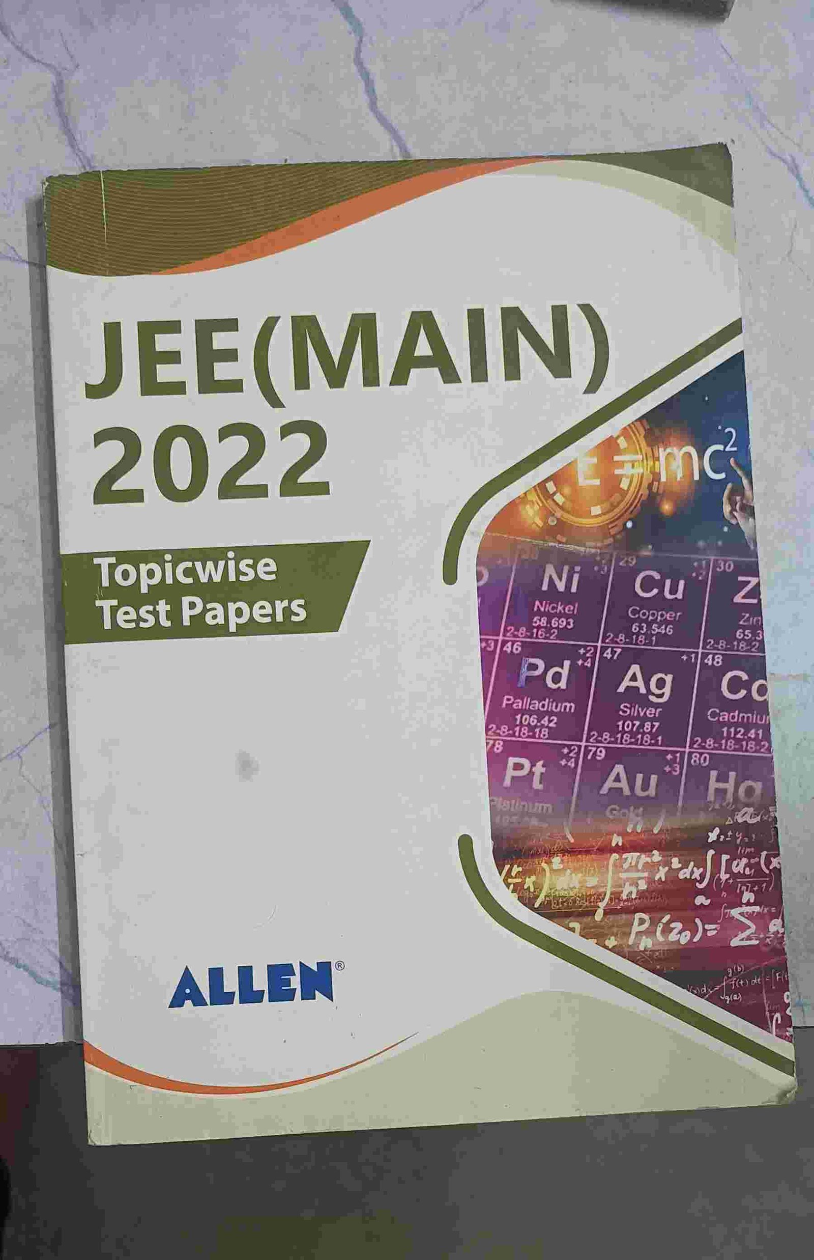 Allen chapter wise and topic wise test - New Book - Bookaao