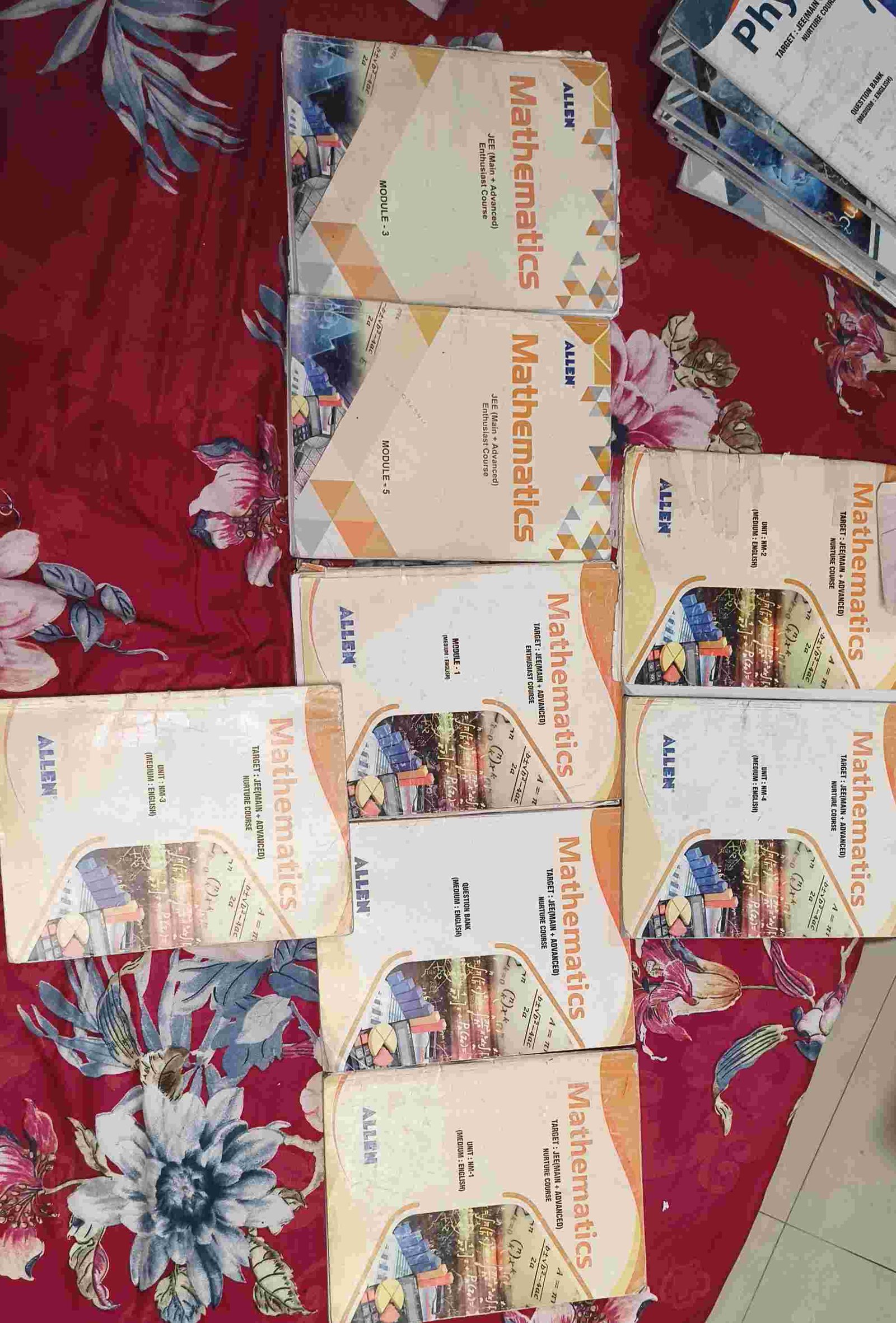 Buy Second Hand ALLEN JEE 11th + 12th Maths Set + Unused QB in Bhilwara - Bookaao