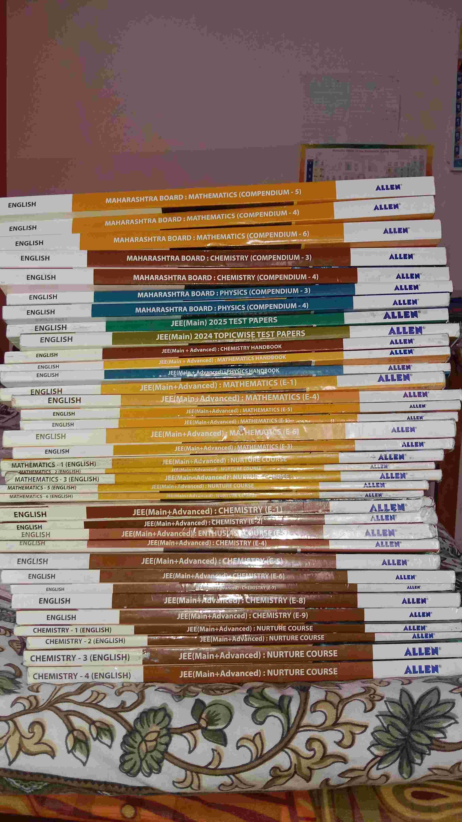 Allen JEE modules  11th and 12th Maths and chem - Second Hand - Bookaao