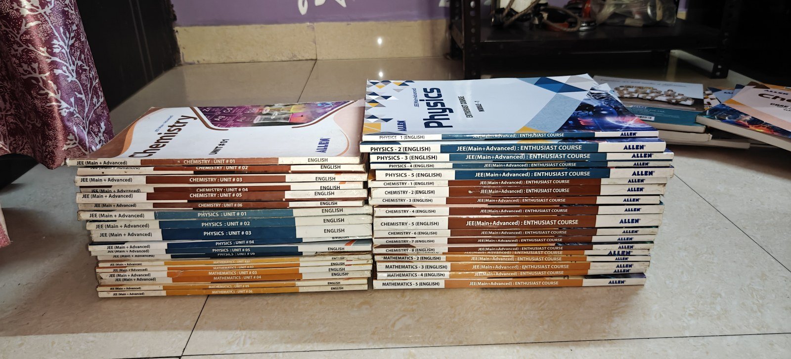 Allen Kota (2025) ..11 th and 12 th  Jee Modules - Second Hand - Bookaao