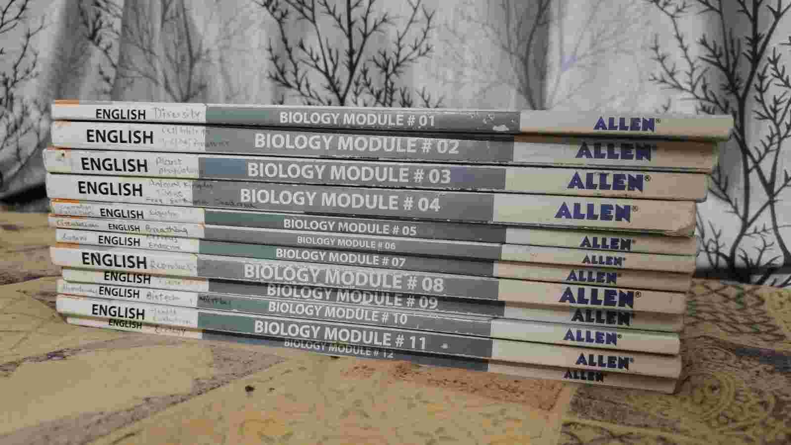 ALLEN  NEET BIOLOGY  MODULES - Second Hand - Bookaao