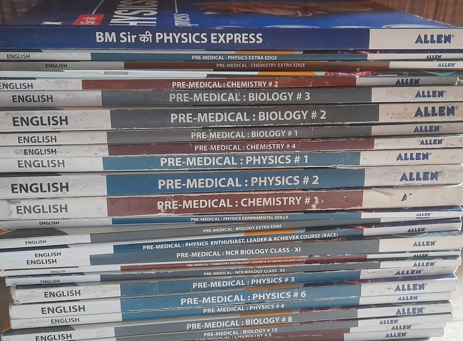 Allen original 38 books module neet droppers. - Second Hand - Bookaao