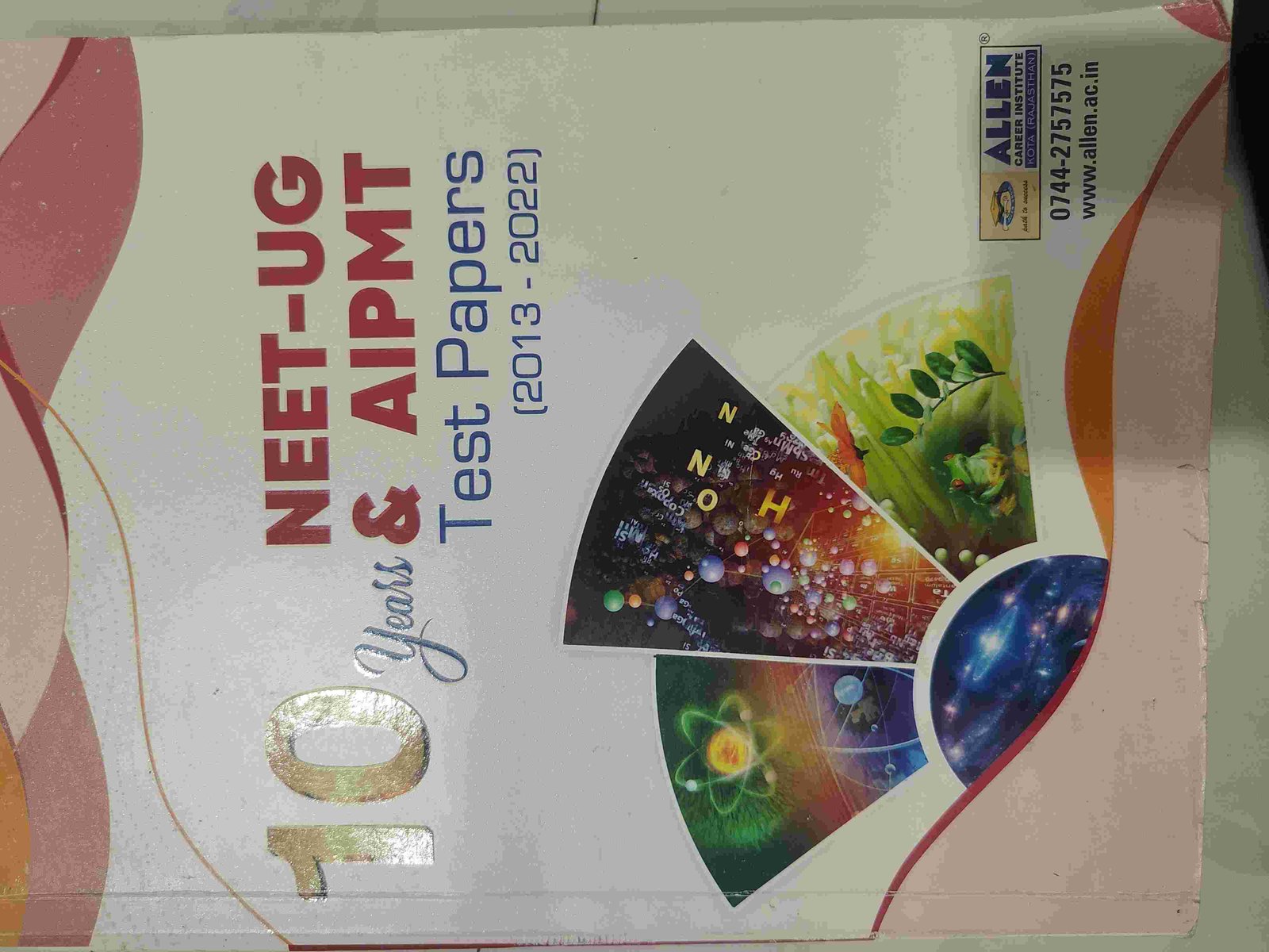 ALLEN Pre-Medical NEET Test paper 10 year(2013-22) - Second Hand - Bookaao