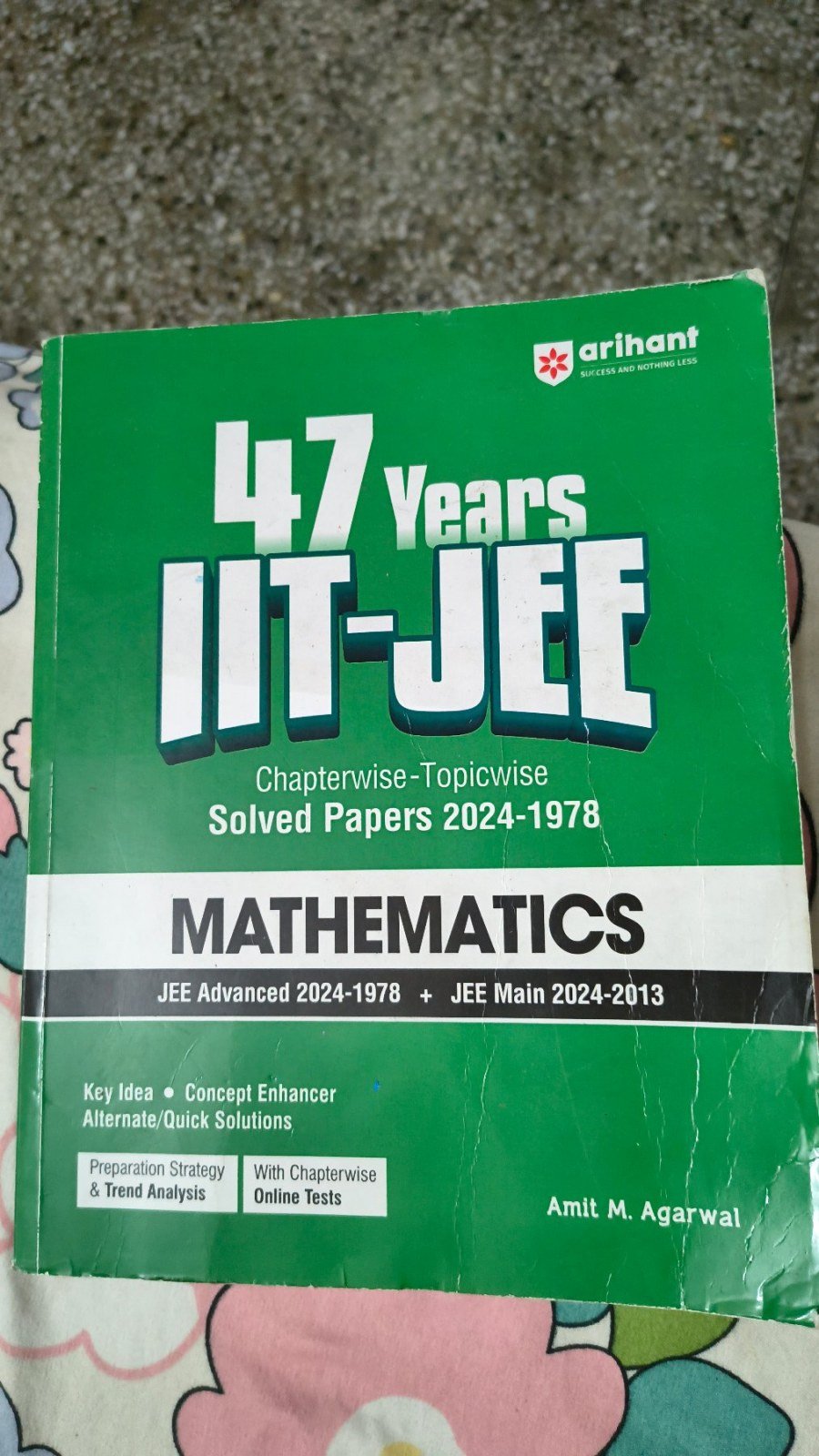 arihant 47 years jee main+advanced maths pyq - Second Hand - Bookaao