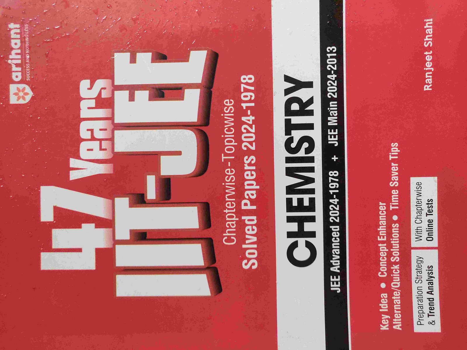 Arihant 47 years solved paper of  chemistry - Second Hand - Bookaao