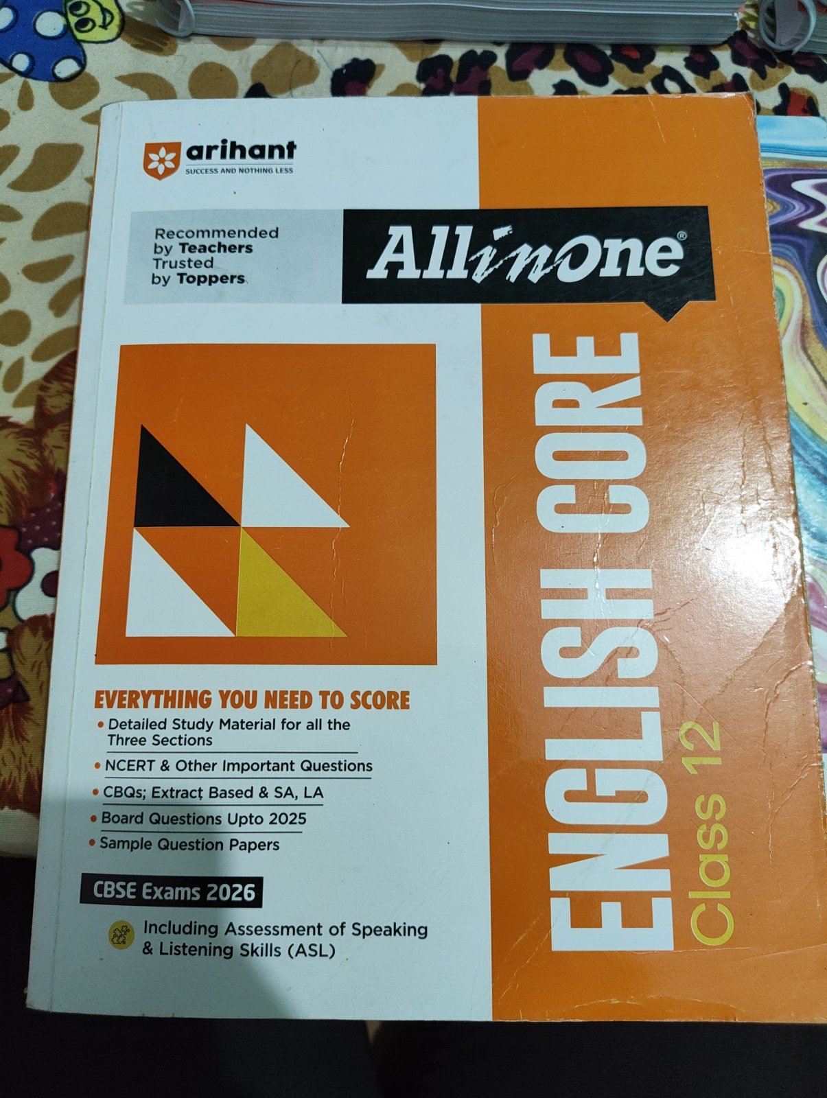 Arihant all in one class 12th English - Second Hand - Bookaao