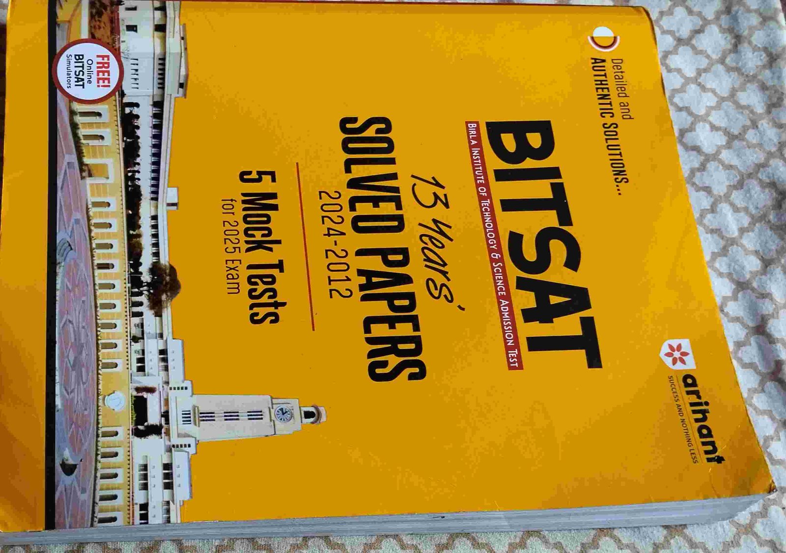 Arihant BITSAT 13 years SOLVED PAPERS 2024-2012 - New Book - Bookaao