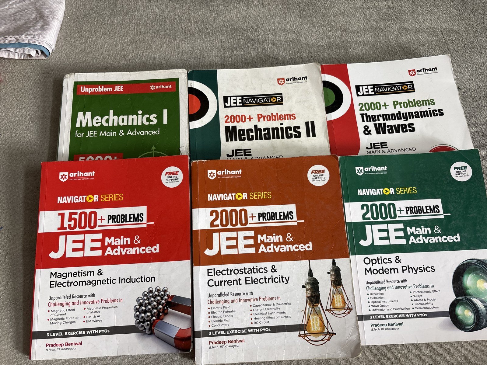 Arihant JEE Navigator Physics set of 6 books - Second Hand - Bookaao