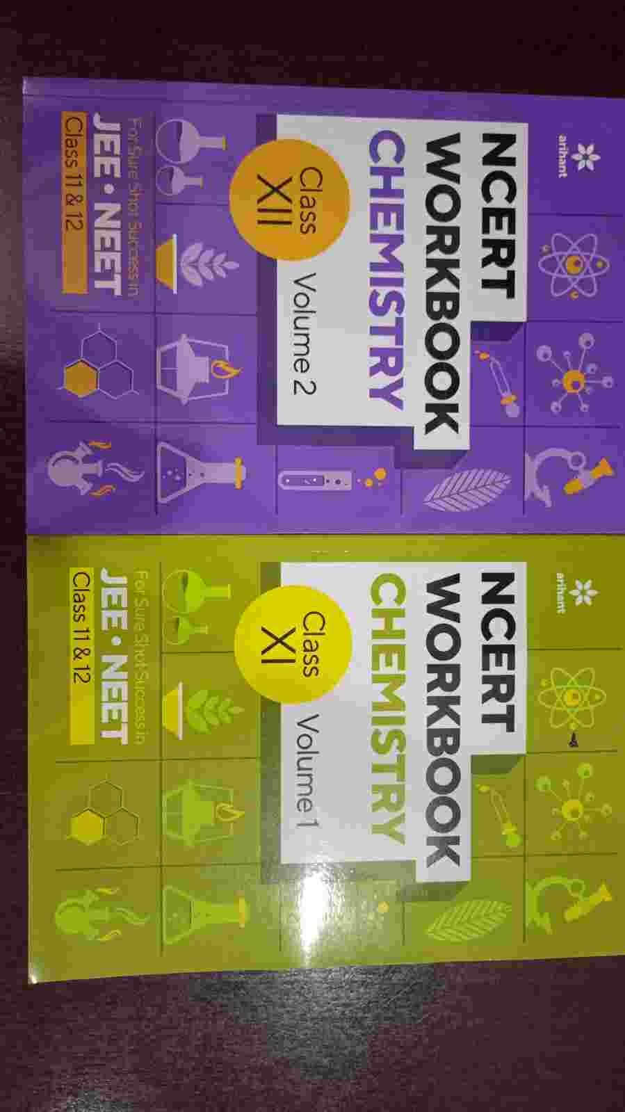 ARIHANT ncert workbook chemistry vol 1+2 both - New Book - Bookaao