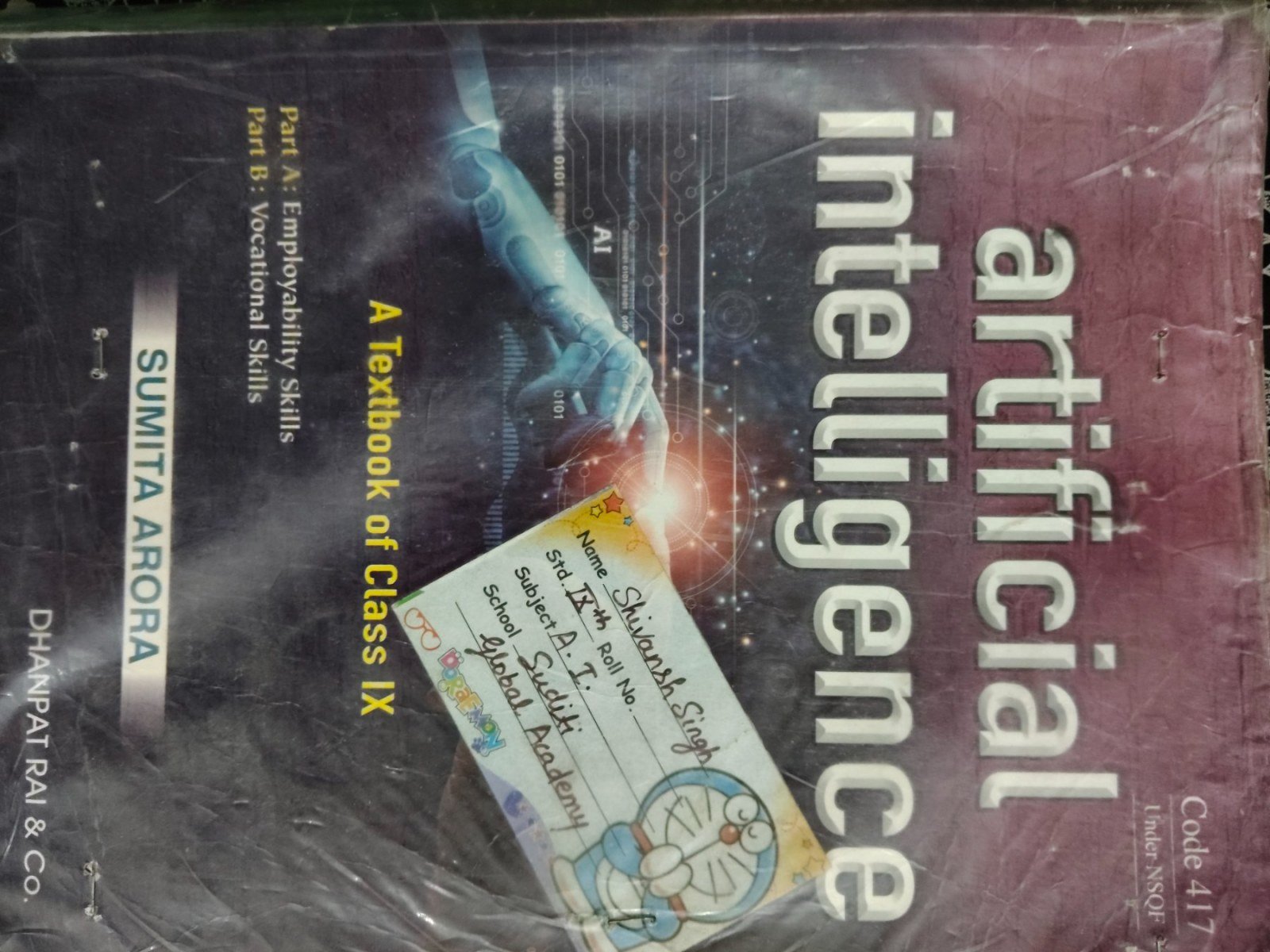 Artificial intelligence Class 9 Sumita Arora - Second Hand - Bookaao