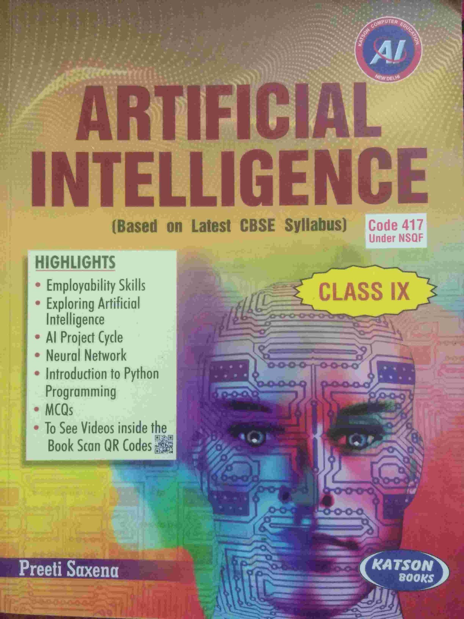 Buy Second Hand ARTIFICIAL INTELLIGENCE (Class IX) in Varanasi - Bookaao
