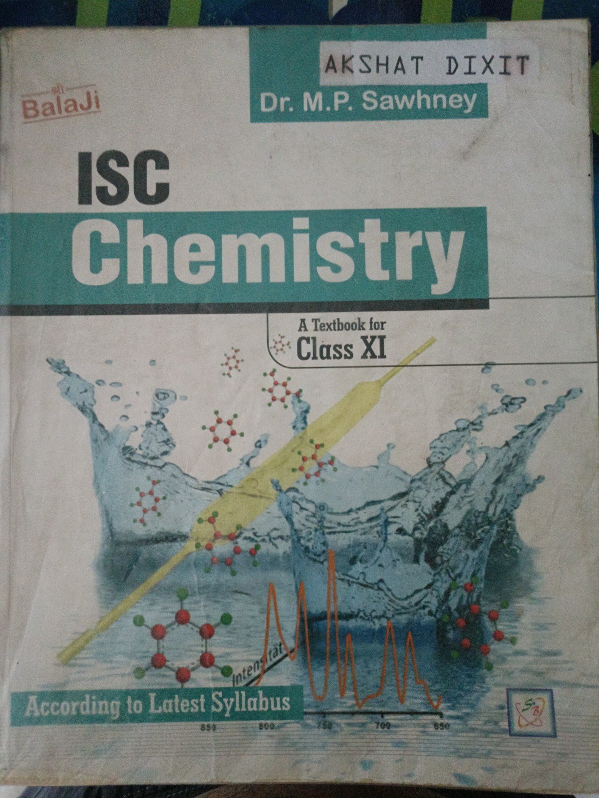 Balaji isc Chemistry class 11 - Second Hand - Bookaao