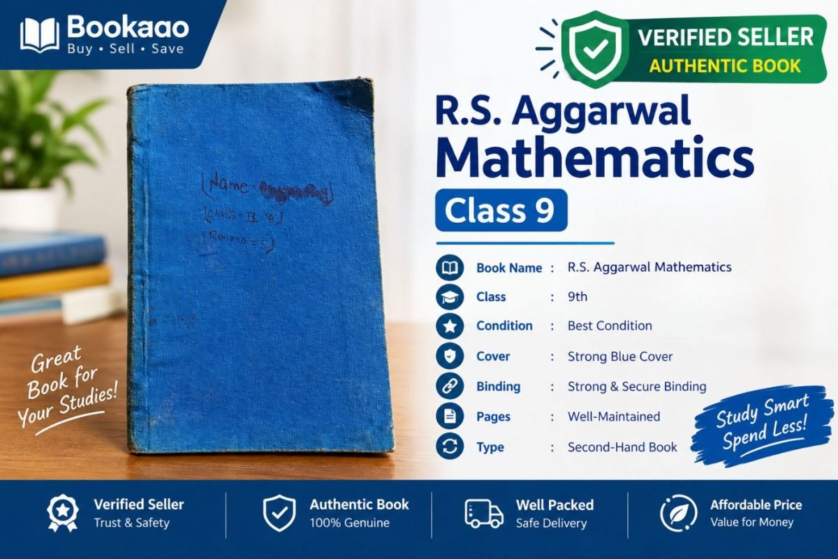 RS Aggrawal, Math book,  Class 9th , — Special Offer — Bookaao