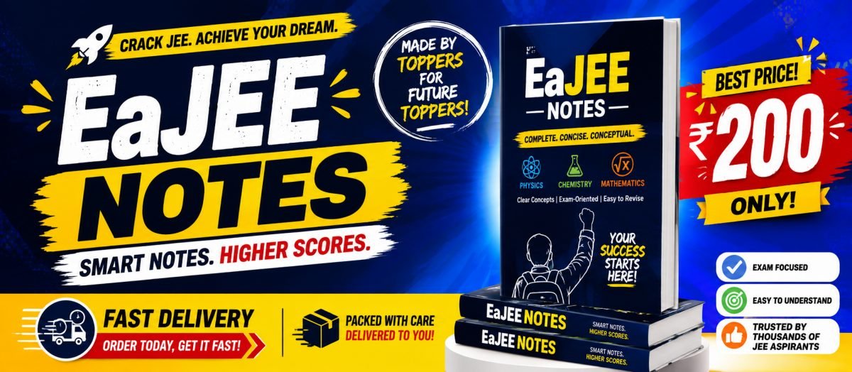 EaJEE notes for organic chemistry — Special Offer — Bookaao