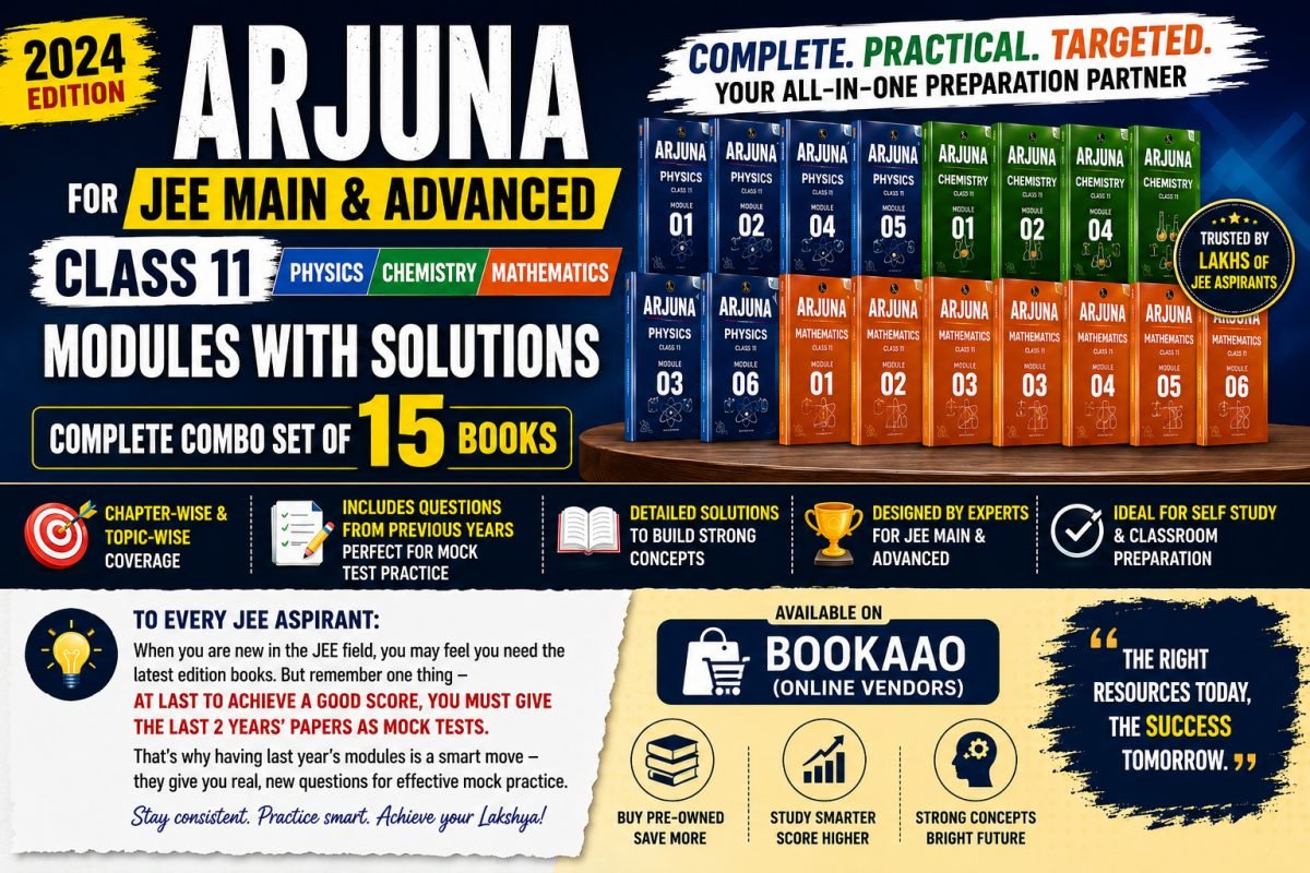 PW Arjuna for JEE Main &amp; Advanced Class 11th PCM — Special Offer — Bookaao
