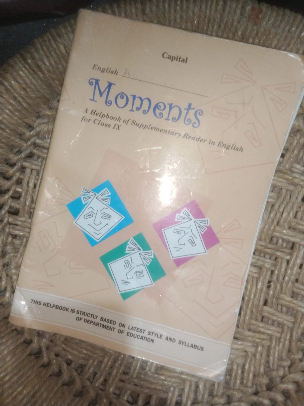 Moments english 9 class book capital — Special Offer — Bookaao