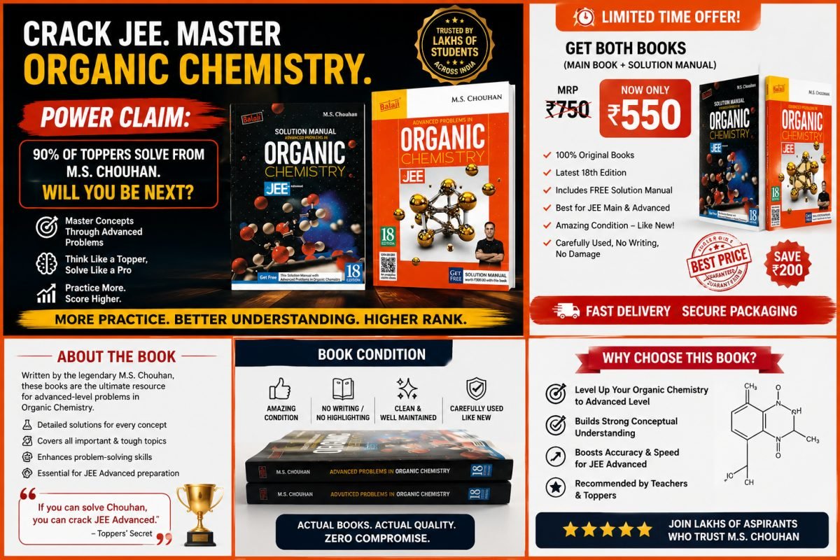 M.S.Chouhan Advanced Problems in Organic Chemistry — Special Offer — Bookaao