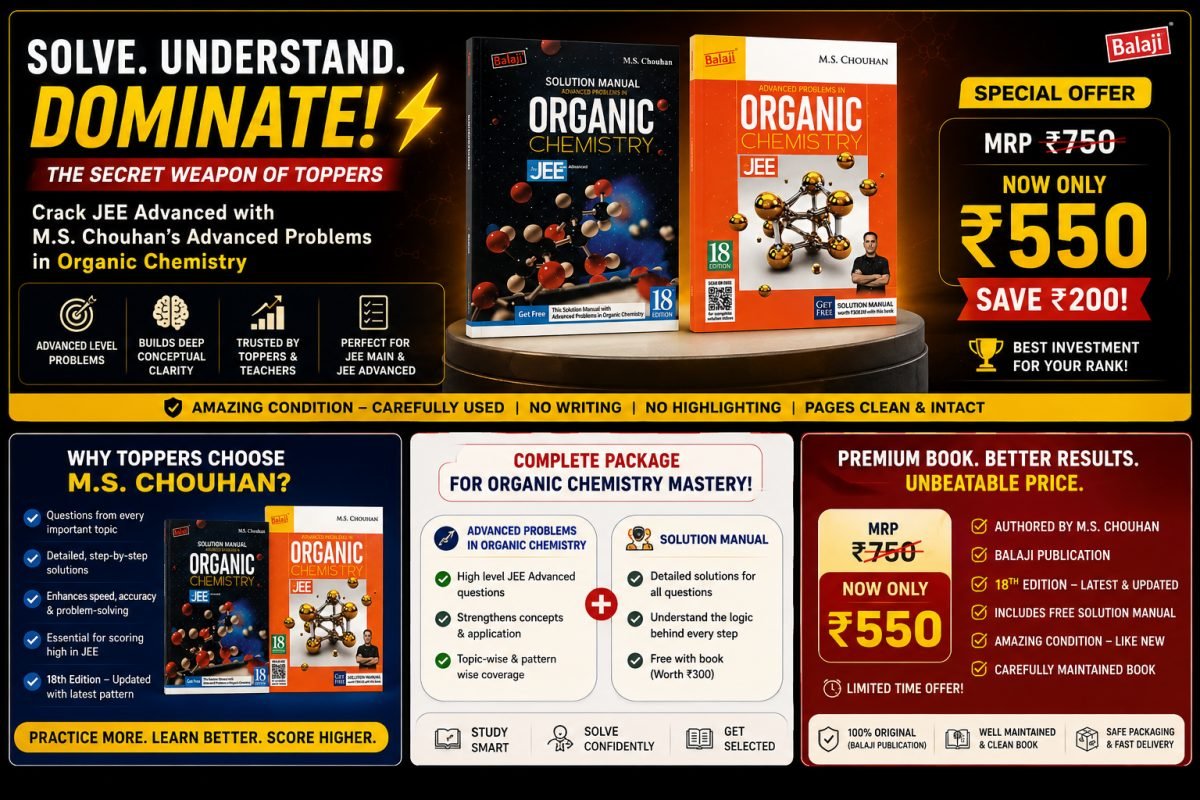 M.S.Chouhan Advanced Problems in Organic Chemistry — Special Offer — Bookaao