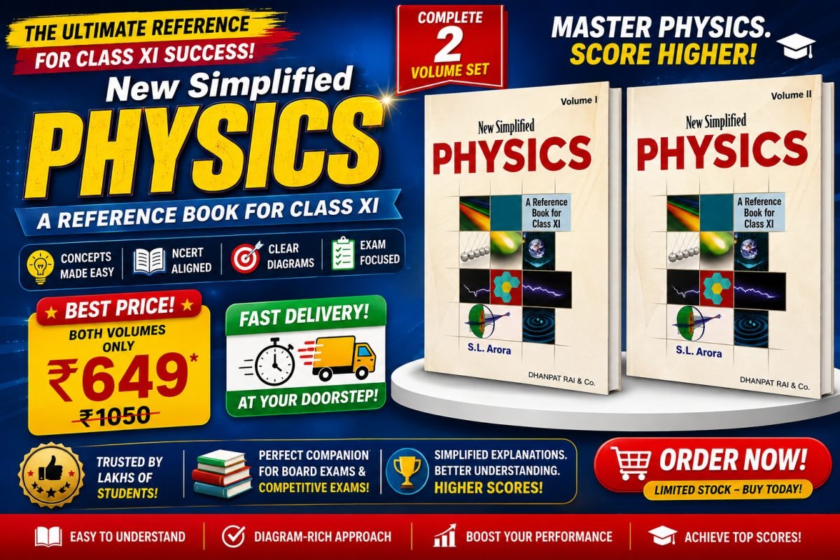 New Simplified PHYSICS Vol I &amp; II — Special Offer — Bookaao