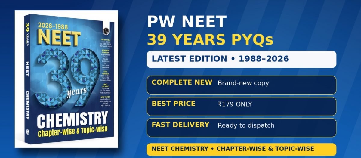 PW NEET PYQ 39 Years Chemistry — Special Offer — Bookaao