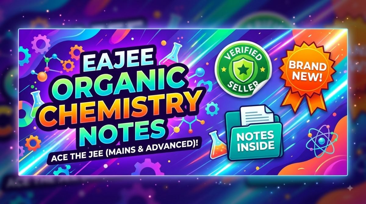 PW EAJEE NOTES FOR ORGANIC CHEMISTRY — Special Offer — Bookaao