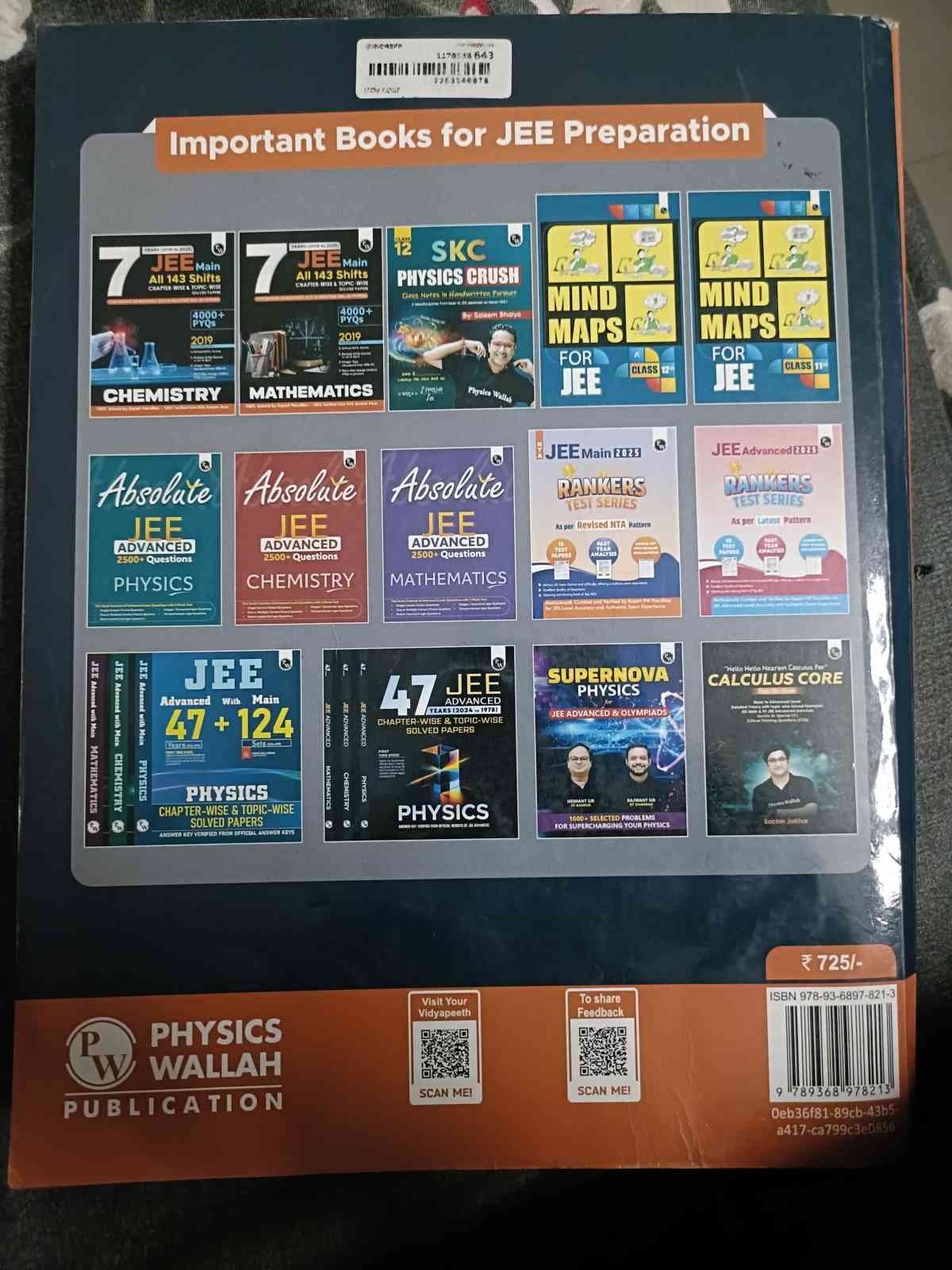 Physics wala 7 year previous year question of JEE — Special Offer — Bookaao
