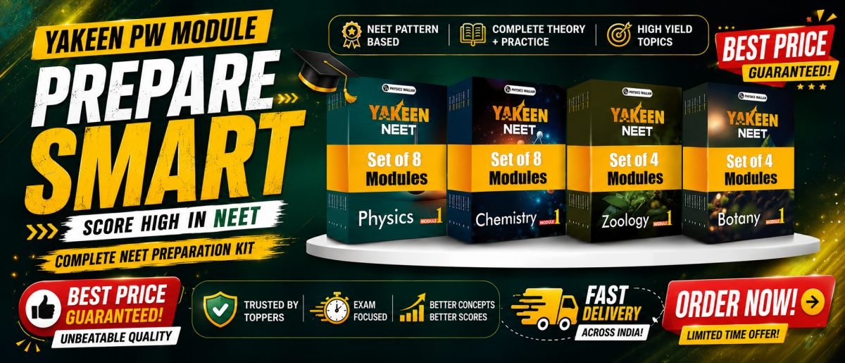 PW YAKEEN NEET 2026 COMPLETE MODULE — Special Offer — Bookaao