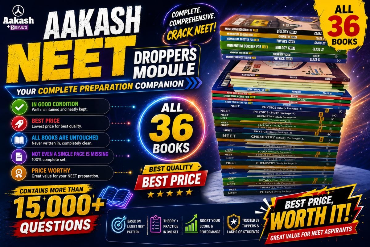 AAKASH NEET DROPPERS MODULE 2025-2026 — Special Offer — Bookaao