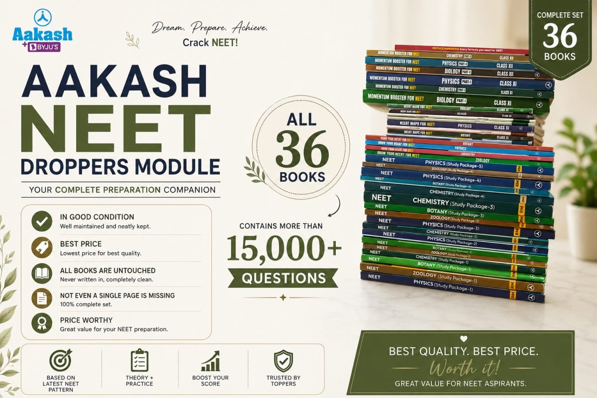 AAKASH NEET DROPPERS MODULE 2025-2026 — Special Offer — Bookaao