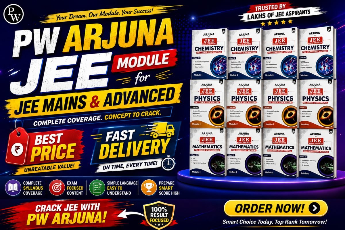 PW Arjuna JEE Modules For Class 11 — Special Offer — Bookaao