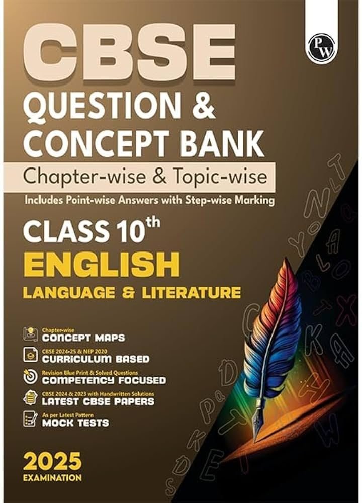 Cbse question bank pw class 10 english — Special Offer — Bookaao