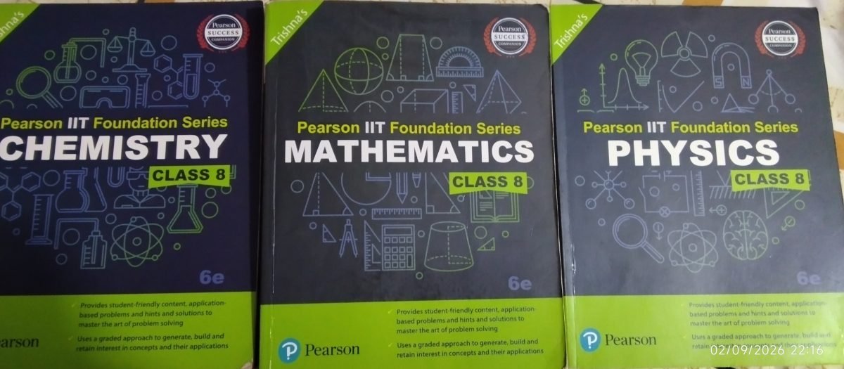 Pearson iit foundation pcm class 8 — Special Offer — Bookaao