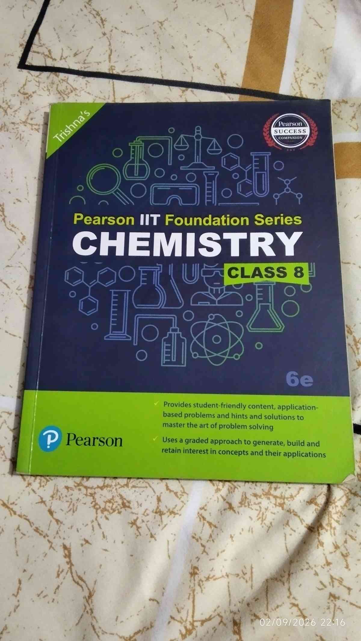 Pearson iit foundation chemistry class 8 — Special Offer — Bookaao