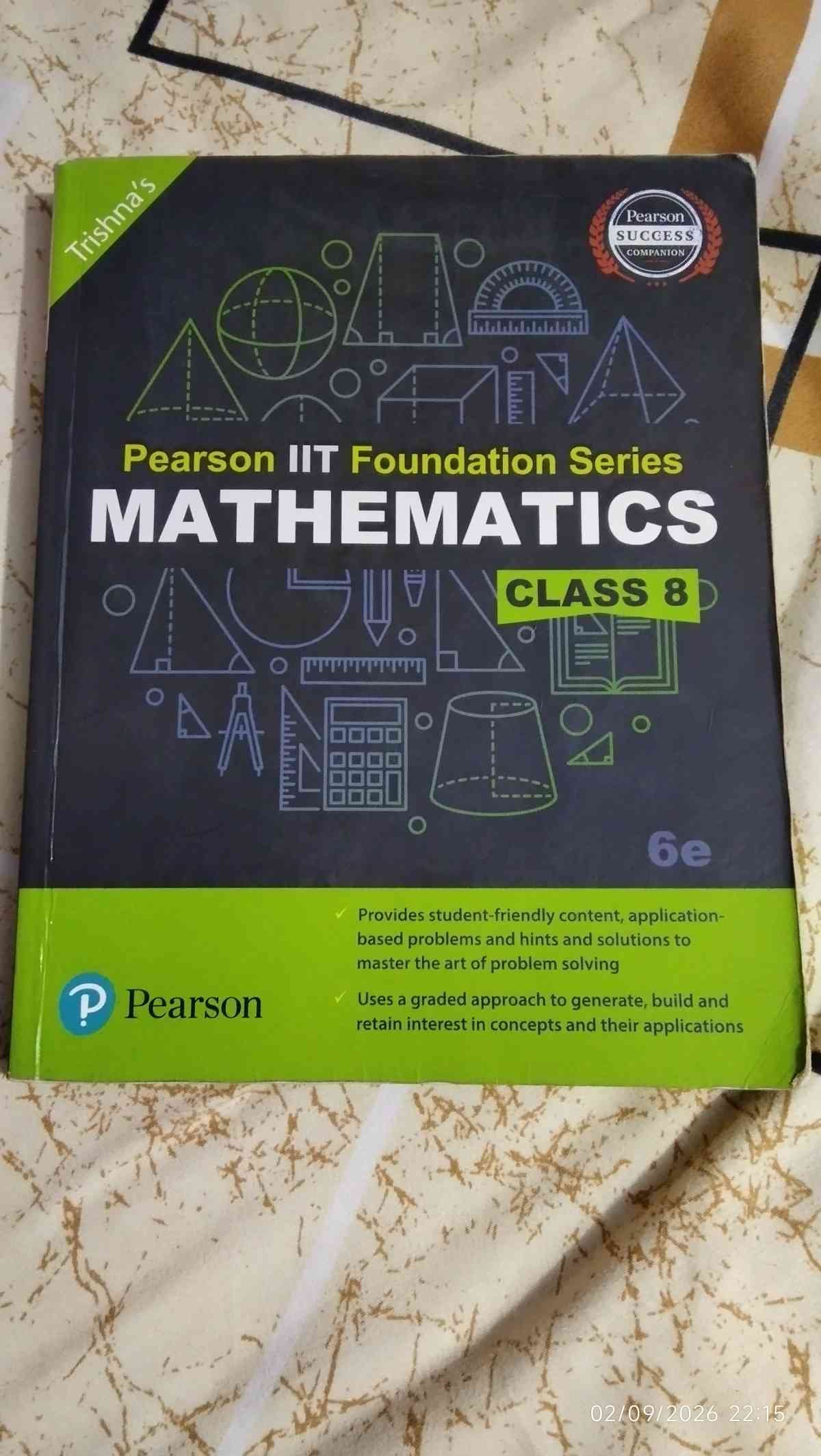 Pearson iit foundation maths class 8 — Special Offer — Bookaao