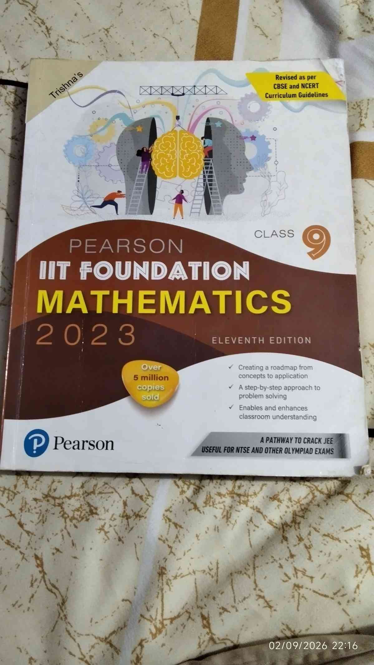 Pearson iit foundation maths class 9 — Special Offer — Bookaao