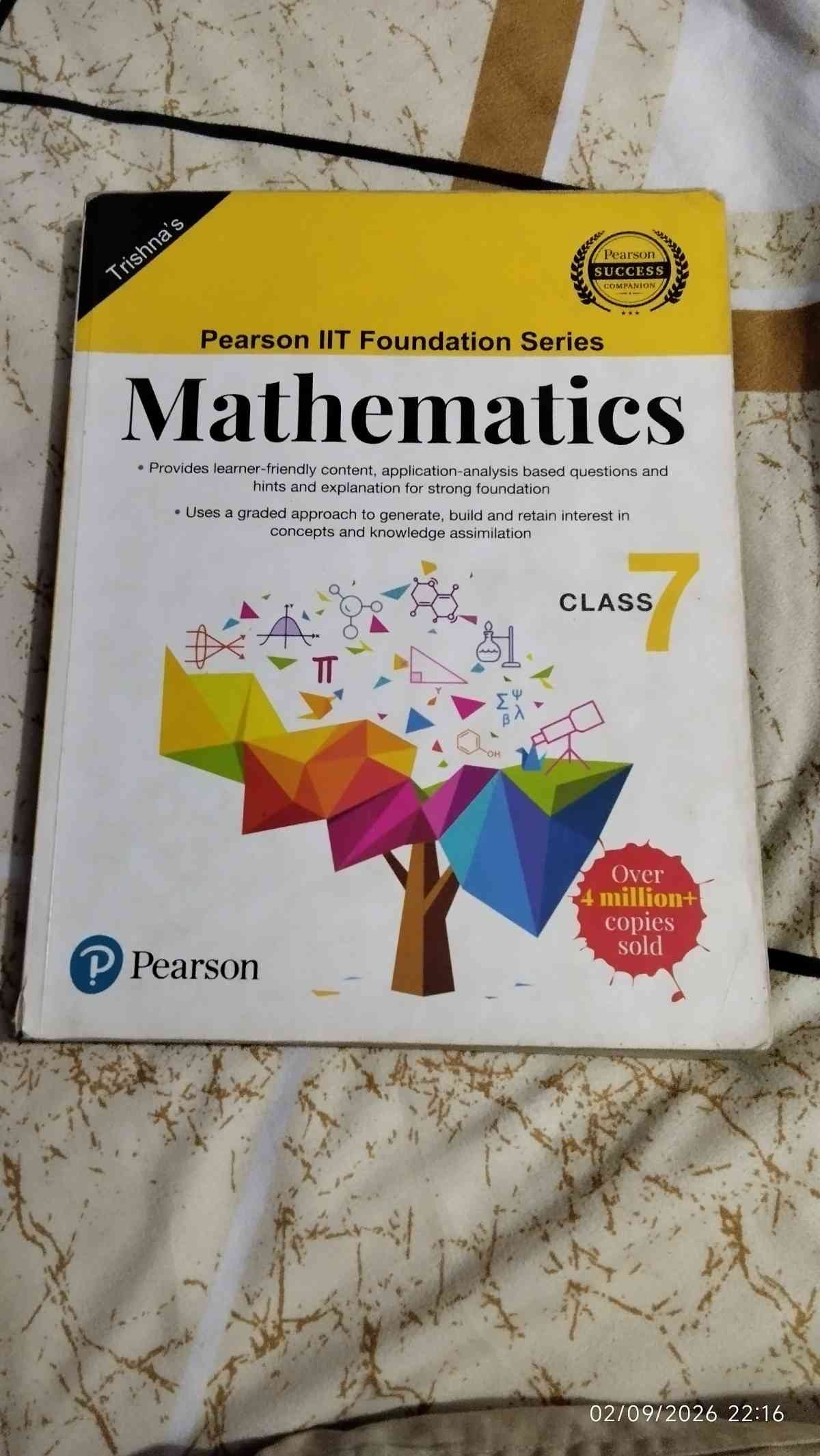 Pearson iit foundation maths class 7 — Special Offer — Bookaao