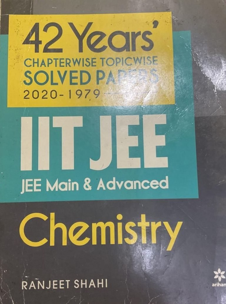 Jee mains and advanced chemistry pyq arihant — Special Offer — Bookaao