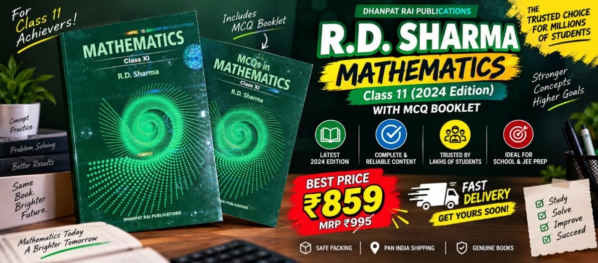R.D. Sharma Mathematics Class 11 (2024 Edition) — Special Offer — Bookaao