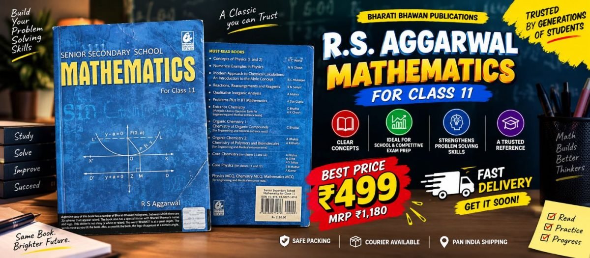 R.S. Aggarwal Mathematics Class 11 — Special Offer — Bookaao